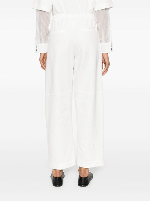 elasticated-waistband track pants